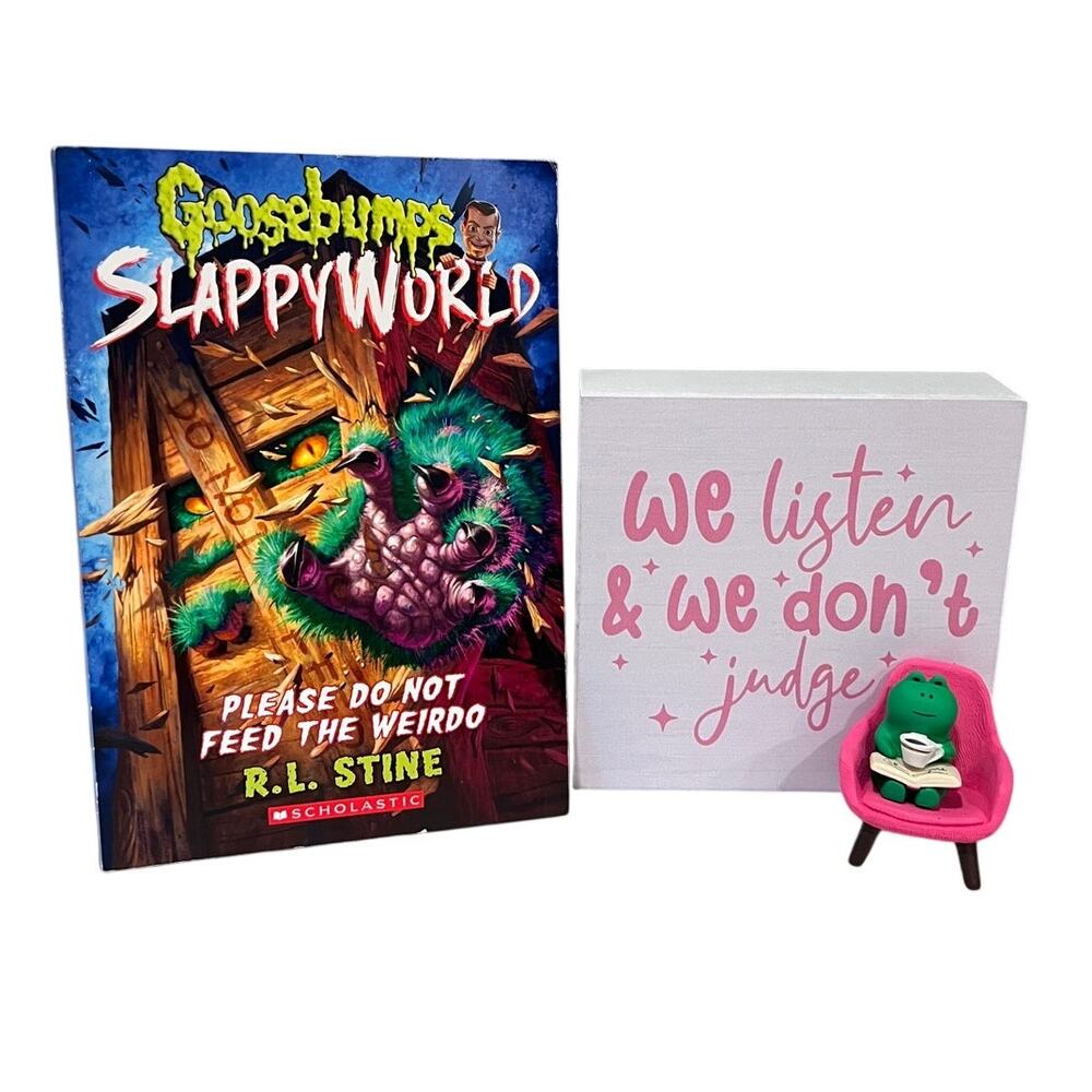Vintage Paperback R.L. Goosebumps Slappyworld Please Don't Feed The Weirdo